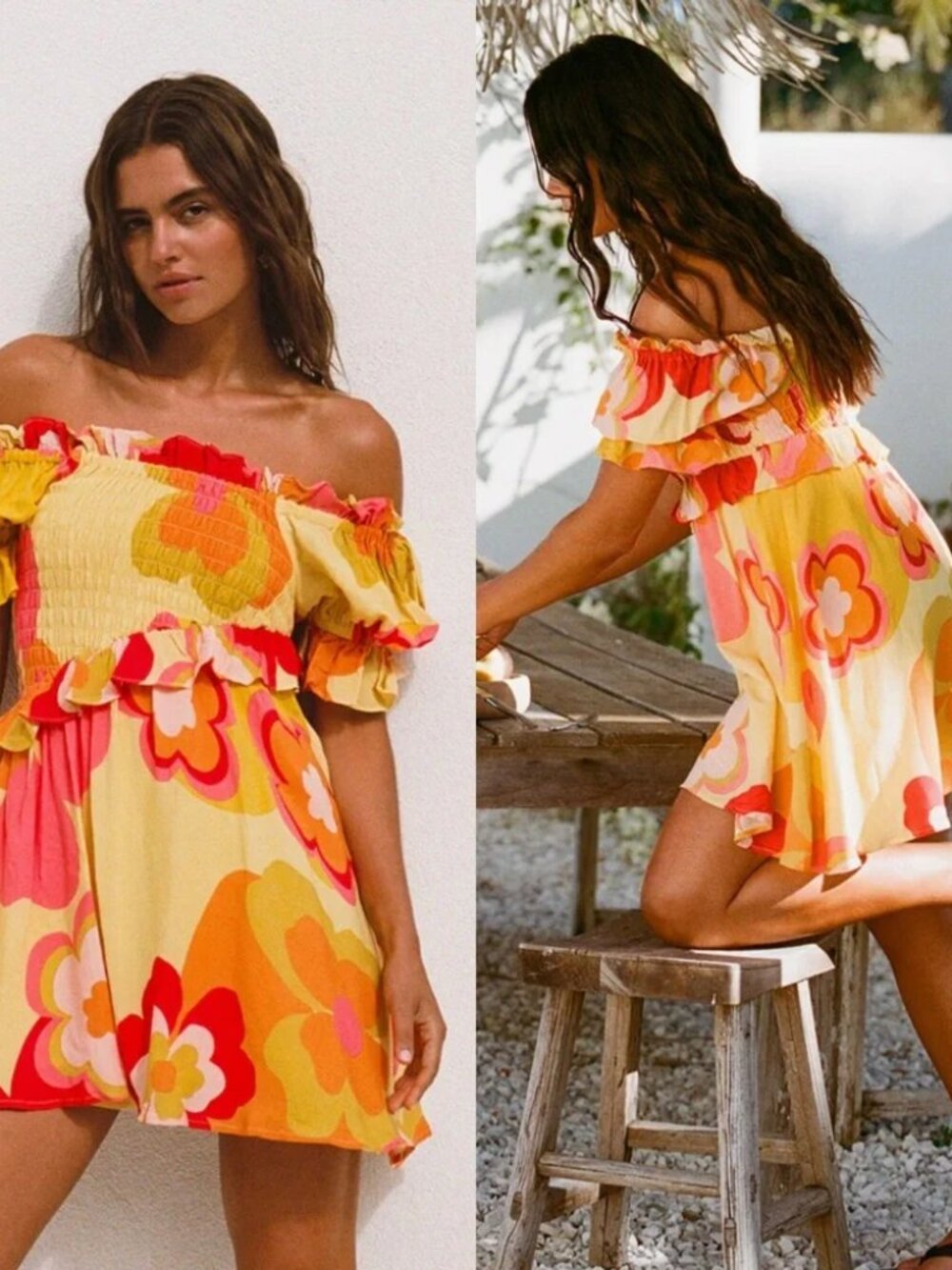 NEW Sabo Skirt Jaden Off Shoulder Dress, Size XS